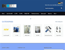 Tablet Screenshot of dl-lab.com